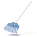 Modern blue rake