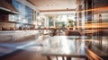 modern blurred interior home kitchen Royalty Free Stock Photo