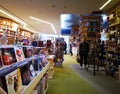 Modern bookstore interior Carturesti in Bucharest