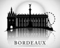 Modern Bordeaux City Skyline Design. France