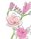 Modern Botanical Illustrations Perfect for any creative project; stationery, wedding invitations, cards, logos, branding, posters