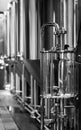 Modern brewery equipment Royalty Free Stock Photo