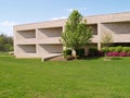 modern brick building exterior