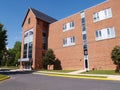 Modern brick building exterior Royalty Free Stock Photo