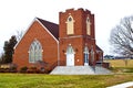 Modern Brick Church Royalty Free Stock Photo