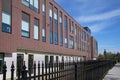 Modern brick school building Royalty Free Stock Photo