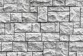 Modern brick wall. Pattern of decorative stone wall background. Surface white wall texture Royalty Free Stock Photo