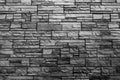 Modern brick wall. Pattern of decorative stone wall background. Surface white wall texture Royalty Free Stock Photo