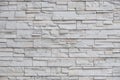 Modern brick wall, slab stone pattern as background. Royalty Free Stock Photo