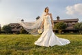 Modern Bride Outdoors