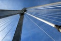 Modern bridge abstract architecture Royalty Free Stock Photo