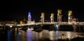 Modern Bridge in the Historical City of Kampen, Netherlands