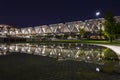 Modern bridge in madrid Royalty Free Stock Photo