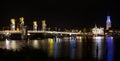 Modern Bridge in the Historical City of Kampen, Netherlands