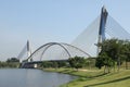 Modern bridge in Putrajaya