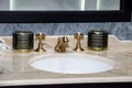 Modern brown ceramic sink