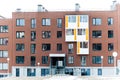 Modern brown Multi-Apartment Block