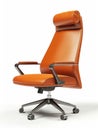 Modern brown office chair Royalty Free Stock Photo