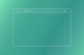 Modern browser mockup for website. Webpage user interface. Internet browser template. Website page of computer.