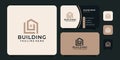 Modern build logo vector concept inspiration