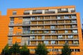 Modern building with balconies Royalty Free Stock Photo