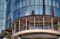 Modern building balcony