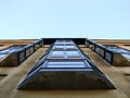 Modern Building from below of Balcony Royalty Free Stock Photo