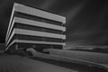 Modern building in black and white Royalty Free Stock Photo