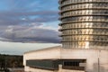 Modern building called `water tower` in Spain