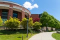 Modern building on campus Royalty Free Stock Photo