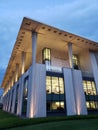 Modern building Central library, citym Tulsa Oklahoma USA