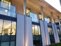 Modern building Central library exterior, city Tulsa Oklahoma USA