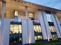 Modern building Central library, city Tulsa Oklahoma USA