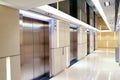 Modern building elevator lobby Royalty Free Stock Photo