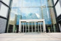 Modern building entrance Royalty Free Stock Photo