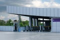 Modern building entrance to the car park Royalty Free Stock Photo