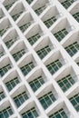 Modern building facade, balconies Royalty Free Stock Photo