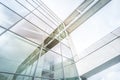 Modern building facade - glass,steel, concrete - office building Royalty Free Stock Photo