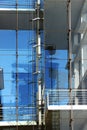 Modern building facade, glass and steel Royalty Free Stock Photo