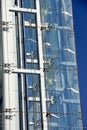 Modern building facade, glass and steel Royalty Free Stock Photo