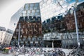 Modern building of the Freiburg University Library Royalty Free Stock Photo