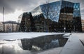 Modern building of the Freiburg University Library Royalty Free Stock Photo