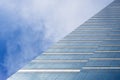Modern building glass facade Architecture exterior reflection blue sky