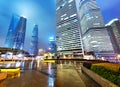 The modern building of the lujiazui financial centre Royalty Free Stock Photo