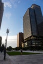 Modern building in Marunouchi district in Tokyo Royalty Free Stock Photo