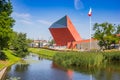 Modern building of the Museum of the Second World War in Gdansk