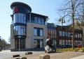 Modern Building in the Old Town of Walsrode in Spring, Lower Saxony Royalty Free Stock Photo