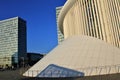 A modern building of Philharmonie in Luxembourg City