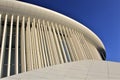 A modern building of Philharmonie in Luxembourg City