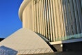 A modern building of Philharmonie in Luxembourg City